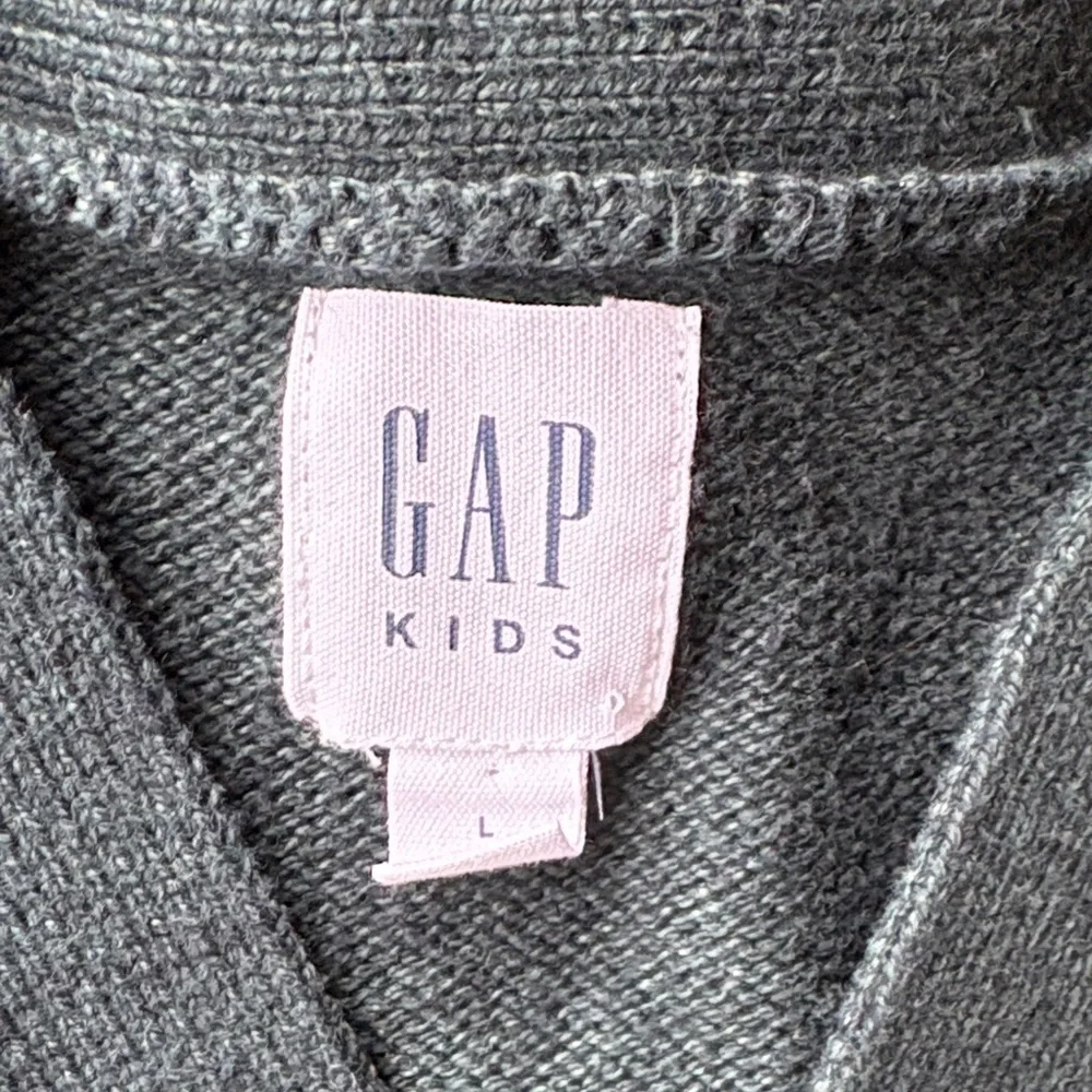 GAP Boys Green Cardigan Sweater L(10-11)